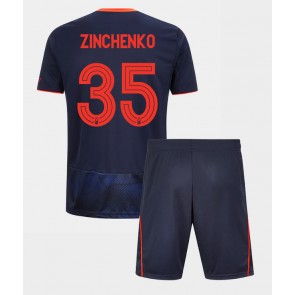 Billiga Nottingham Forest Oleksandr Zinchenko #35 Bortatröja Barn 2025-26 Kortärmad (+ Korta byxor)